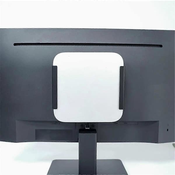 Under skrivebordstativ for Mac Mini M4 2024 stasjonær metallbrakettholder bak skjermen for Mac Mini