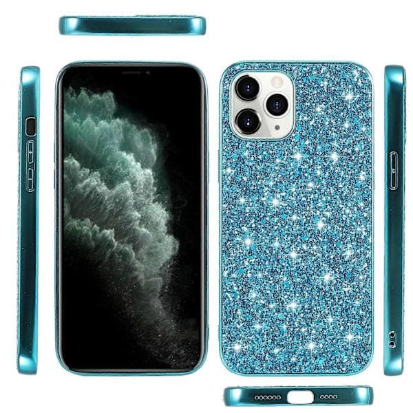 Glitter Powder TPU-deksel for iPhone 14 Pro