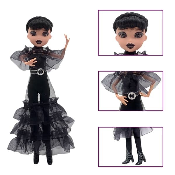 25 cm Wednesday Addams Söt Actionfigur Barnleksaker