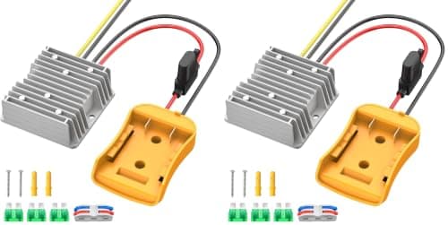 20V til 12V Step-Down Konverter Kompatibel med Dewalt 20V Batteri (2-pak) General 2 Pack
