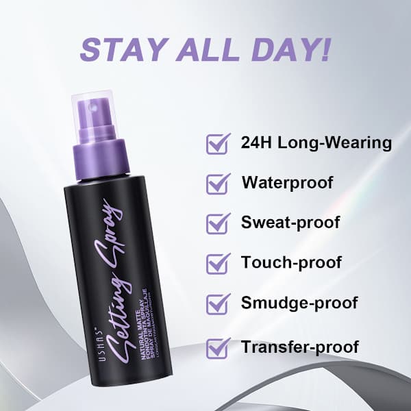 Matt Setting Spray 118ml, Langvarig Makeup Fixing Spray Oljekontroll Vanntett