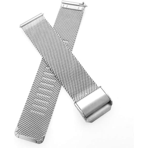 Urrem til Garmin Venu 2 Plus/venu Sq/vivoactive 5/Vivomove 3, 20 mm Quick Release-armbånd i rustfrit stålnet
