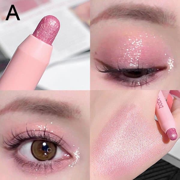 Glittrande Glitter Ögonskuggsstift Långvarig Ögonmakeup Z9u0 Rosa 1st pink 1pcs