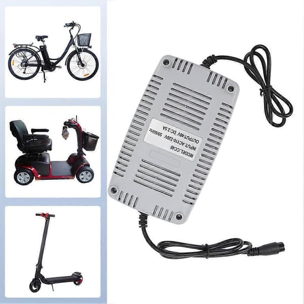 48V Elektrisk Scooter Lithium Batterioplader, EU Stik Hurtigoplader til E-cykel og Scooter Batterier