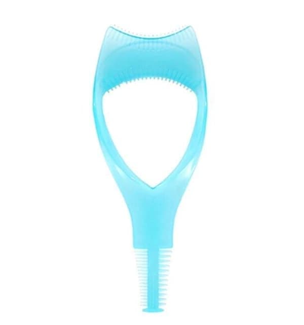 Plastapplikatorborste 3 i 1 Ny Mascaraguide Multifunktionell Styling, Blå blue
