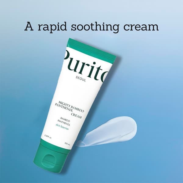 Gränsöverskridande Purito Ansiktskräm Bambuextrakt Panthenol Ansiktskräm Lugnande Återfuktande Barriär Centella Centella 100ml 100 ml