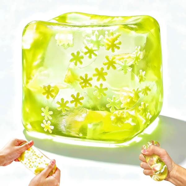 2 st stressbollar för vuxna, stresskub fidgetleksaker, klämleksaker 2pcs Stress Cube