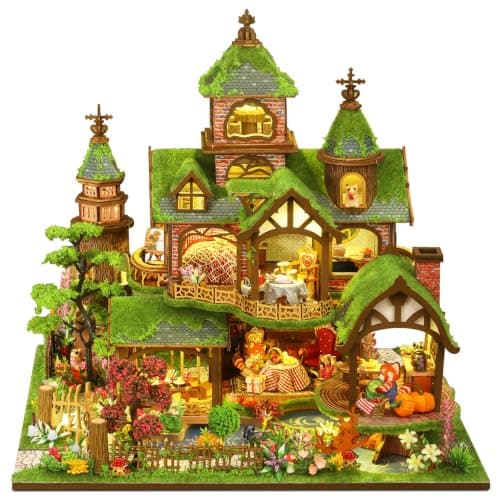 Miniaturehus-sæt, Gør-det-selv Miniature-sæt, Minihus til voksne, Fehus