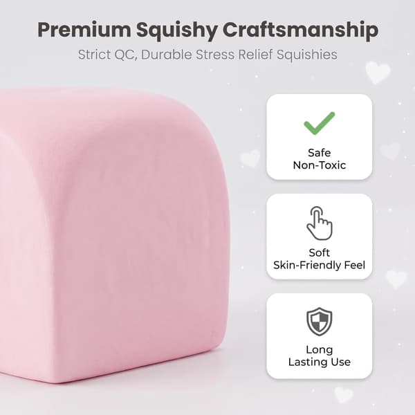 MHM Squishy 2-pack, Hawaiian Rolls Bröd Squishy Leksaker, Dumpling Stressbollar, Tysta Långsamt Stigande Mat Squishies, Sensorisk Fidget Klämleksak för