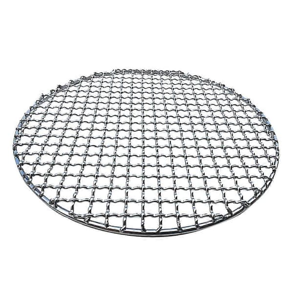 Rund Grillrist i Rustfritt Stål, Non-stick Grillpanne