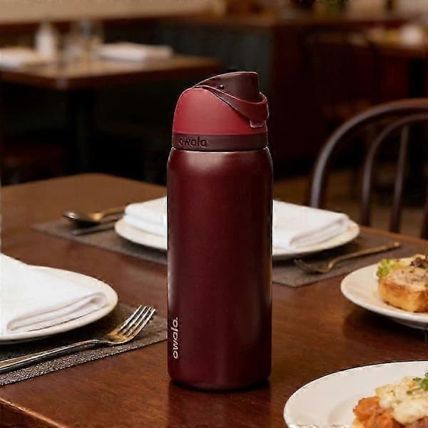 24/32oz Isolert Vannflaske i Rustfritt Stål - Black Cherry G