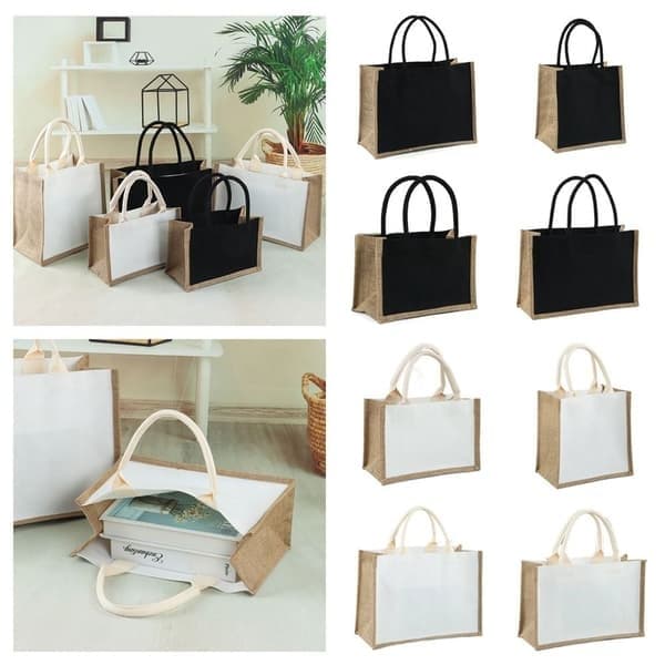 Tom jute-taske SORT L, Sort, L-L Black L-L