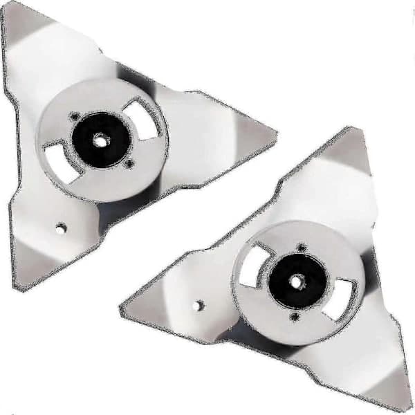 2-pakning erstatningsblader for Robomow robotgressklipper RS TS MS RC TC MC modeller, rustfritt stål S2