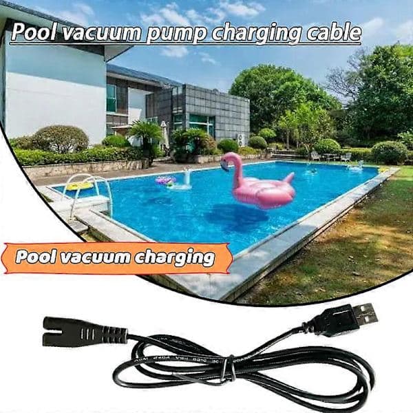 USB-opladerkabel til poolrenser, erstatning for Intex / Lay-Z-Spa