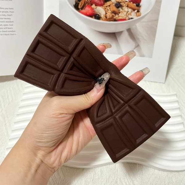 Smör Långsamt Stigande Squishy, Squishy Leksak, Dumpling Stressbollar, Fidget Leksak (Chokladkaka Squishy) Chocolate Bar Squishy