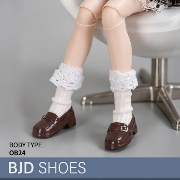 BJD Dukkesko Legetøj Tilbehør Gaver (Kun sko) (Brun) | Modedukker til Blyth, Ob24, Licca, Azone Brown