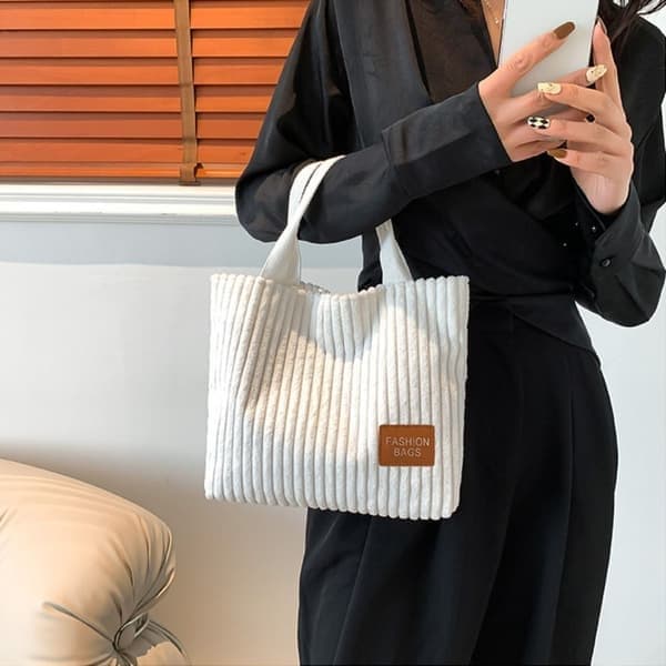 Handleveske, toteveske, skulderveske, blå Blue