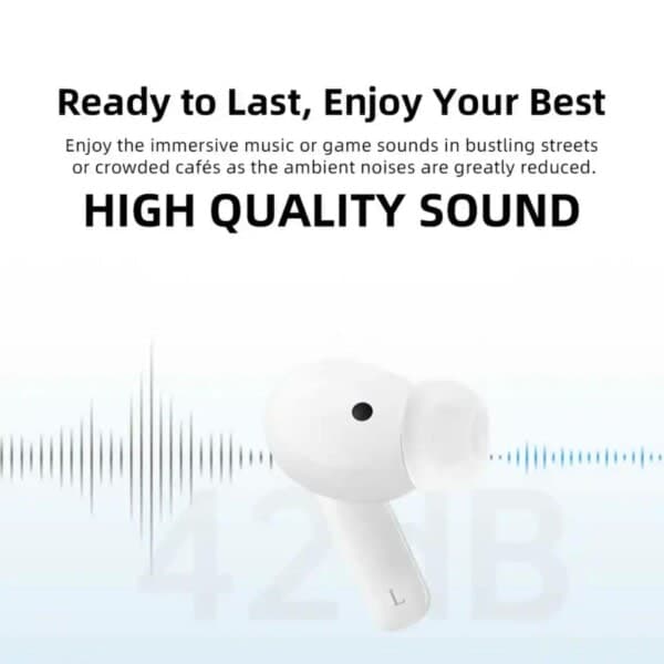 Helt Trådlösa Pro TWS Bluetooth Stereo In-Ear Hörlurar USB-C Rosa