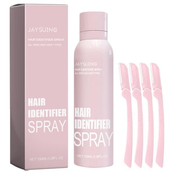 Håridentifikasjonsspray for ansiktsdermaplaning, barbering, kroppshåridentifikasjonsspray