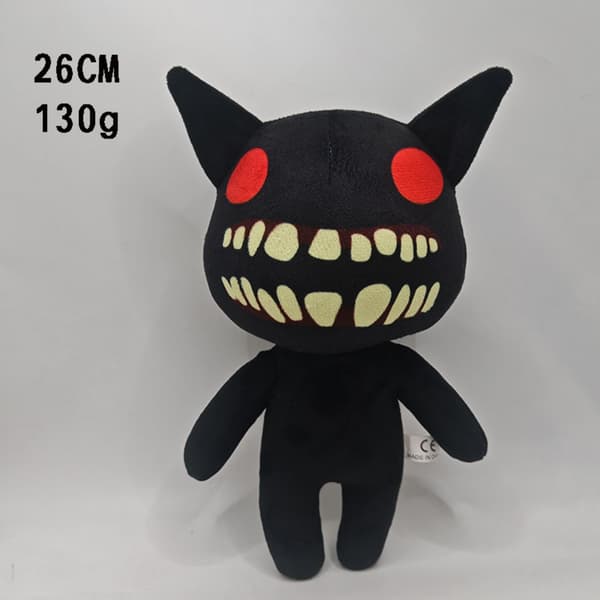 Animal Hospital Plys Samlerfigur til Voksne (Sort Skarptandet Kat) Black Sharp-tooth Cat