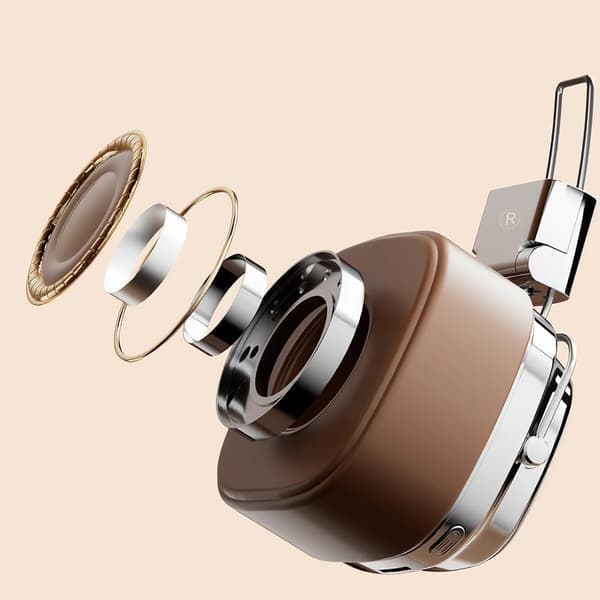 Sammenleggbare trådløse Bluetooth-hodetelefoner - Lav latens Hifi Stereo, flyttbar lagring og spillmodus for PC/telefon