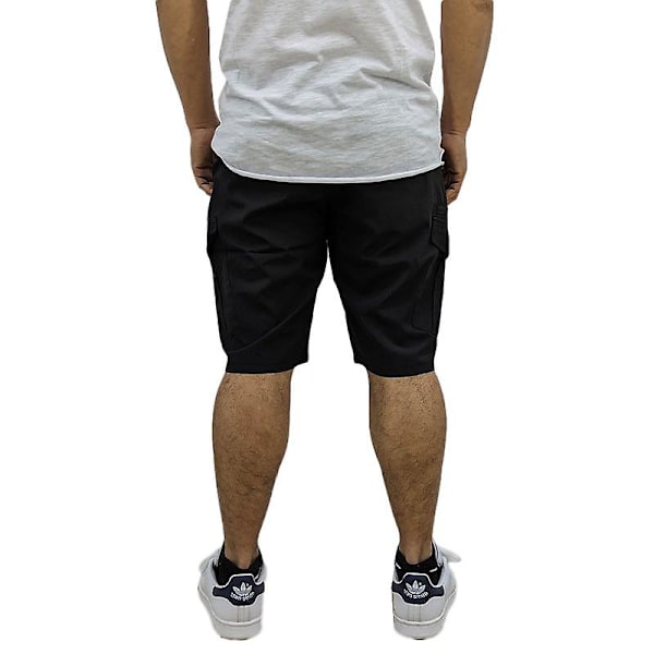 Camel Active Herreshorts Hurtigtørrende Polyester Stretch Cargo Sommer Strandbukser Black M