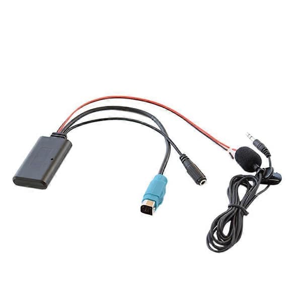 Bilradio KCE - 237B Full Speed AUX-indgangserstatning 3,5 MM Audio MP3 Bluetooth 5.0 Mikrofonadapter til Alpine
