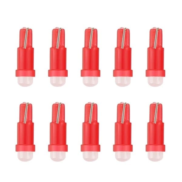 T5 LED-pærer dashbordlys BLÅ 10 STK, Blå, 10 stk-10 stk Blue 10Pcs-10Pcs