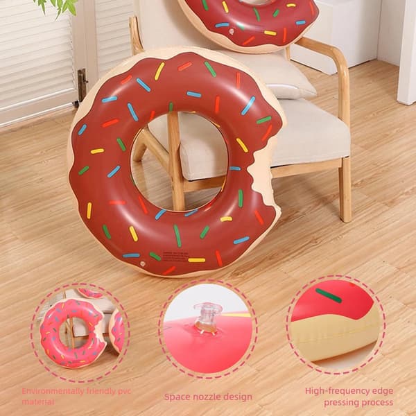 Pool Floats Simringar för barn Simrör Leksak Kaffe Liten