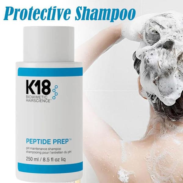 ❀K18 Biomimetic Hairscience Shampoo 250ml og balsam 50ml❉