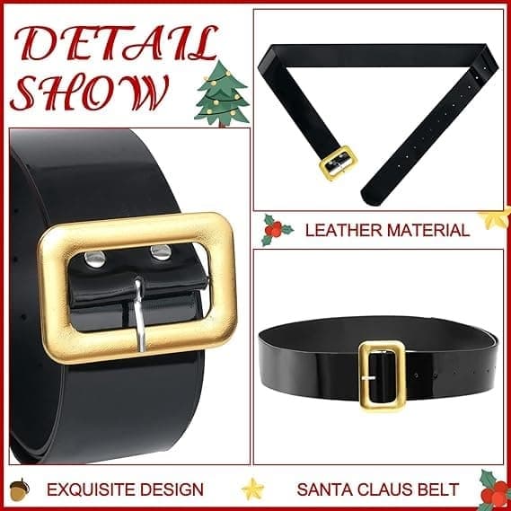 6-delat tomte-cowboyhattset för cosplay, STYLE1 STYLE1