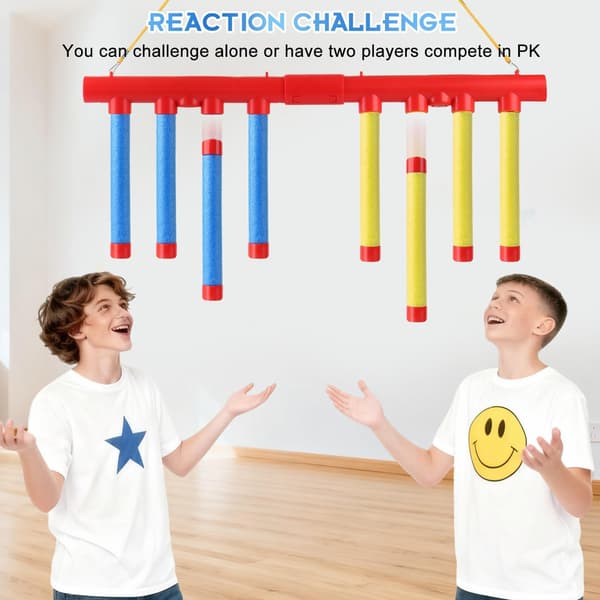 Reflex Drop Sticks-spil, legetøj til hånd-øje-koordination og hastighedsudfordringsspil