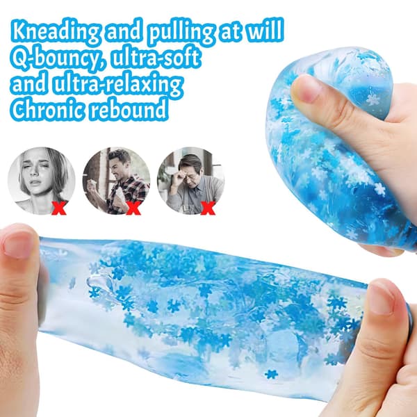 2 st stressbollar för vuxna, stresskub fidgetleksaker, klämleksaker 2pcs Stress Cube