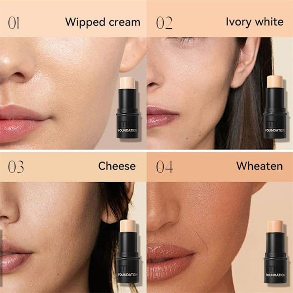 2-i-1 Concealer og Foundation Magic Stick, Concealer Stick O4O2 L0B2 04# 7g 04# 7g