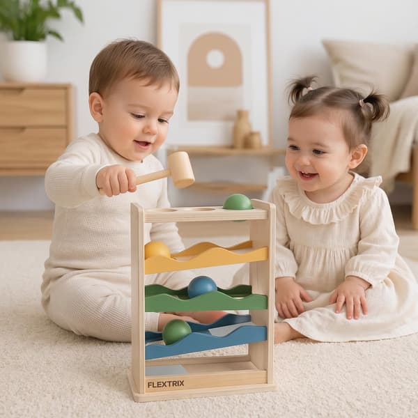 Montessori Ball Drop Leker for 1-2 år gamle gutter og jenter Bursdagsgaver