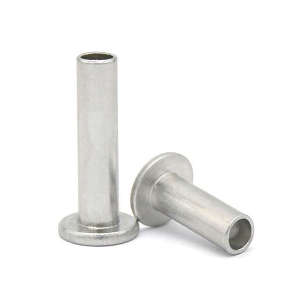 100 stk. Aluminium fladhovede halv-rørformede nitter M2 X 6mm M2 x 6mm M2 x 6mm