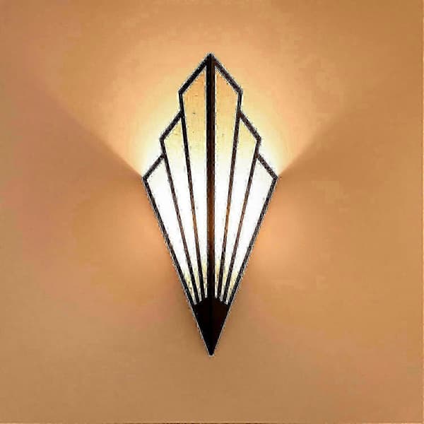 Art Deco Væglampe med E14 Fatning Moderne Design 1 stk.