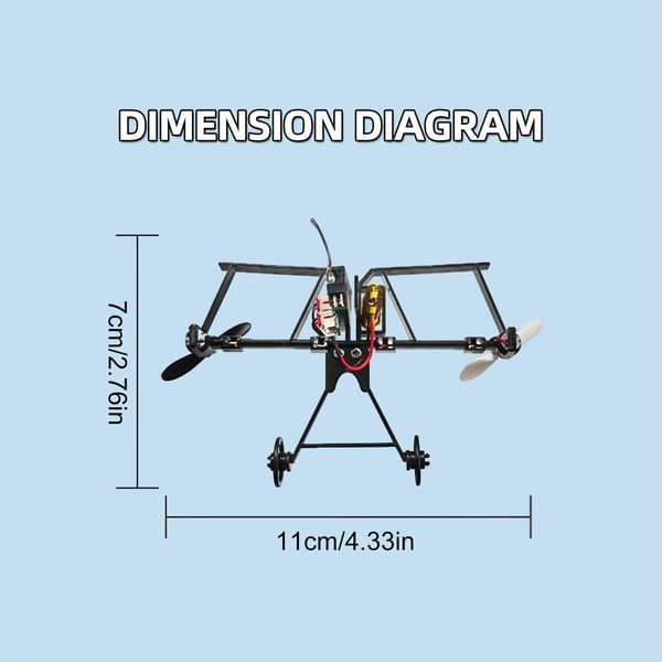 Fjärrkontroll Pappersflygplan DIY Flygplansleksaker Three Electric Models