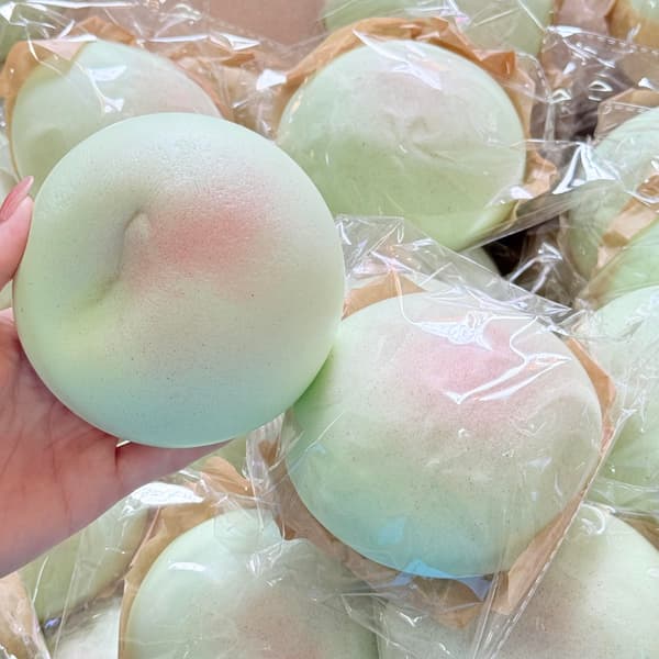 Ost Langsomt Stigende Squishy, Klebrig Brød Squishy Fidget Leker Green