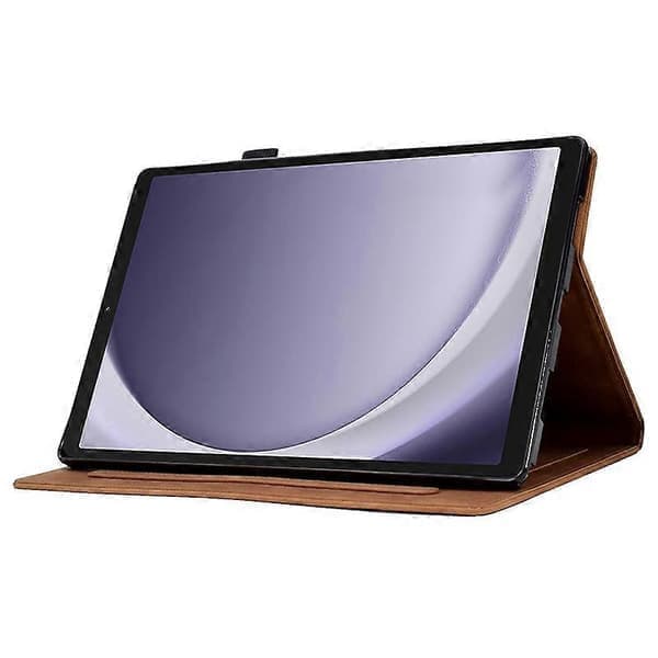 Til Samsung Galaxy Tab A9+ Deksel PU-skinn nettbrettdeksel med kortromstativ