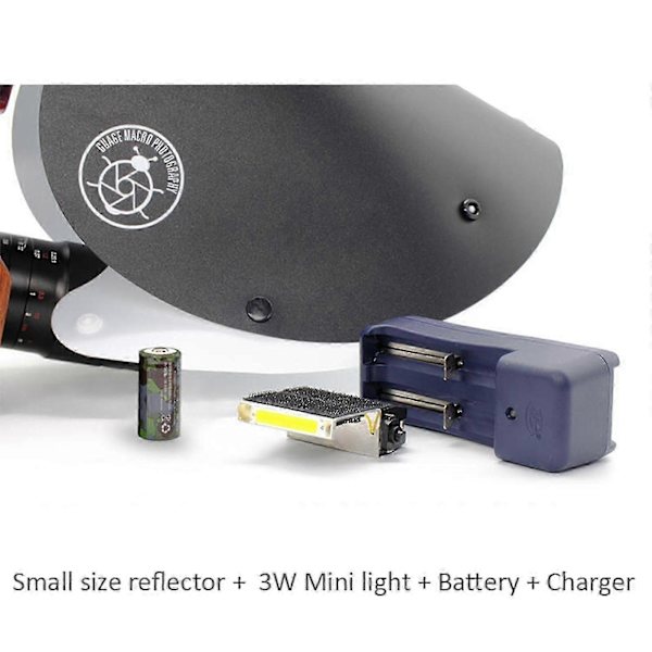 Makro Diffusor Reflektor Blødt Lysdæksel til Sony 90mm & Nikon 110mm Linser Small Reflector Set