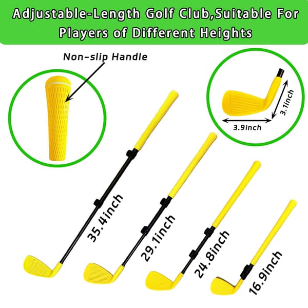 Golfchippningsspel med 80\" x 80\" stor träningsmatta