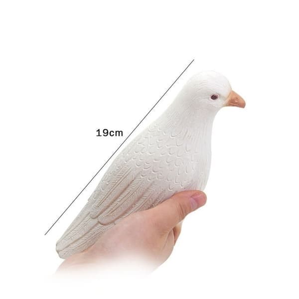 Magisk simuleringsduva i gummi för scenrekvisita