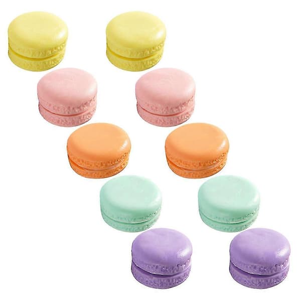 Falsk Macaron, 10 stk. kunstige Macaron-modeller til dekoration og udstilling