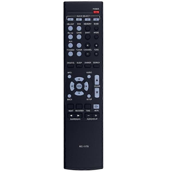 Erstatningsfjernkontroll RC - 1170 for DENON AV-mottaker AVR - E200 AVR - X500 - 1612 - 1622