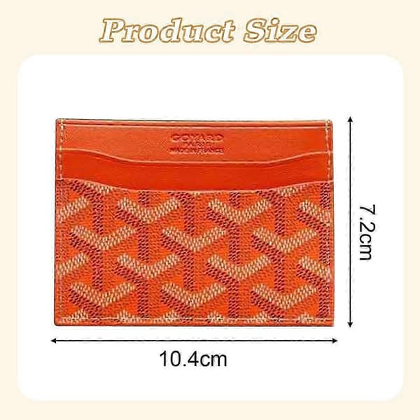 Elegant kortväska i liten stil, mode orange