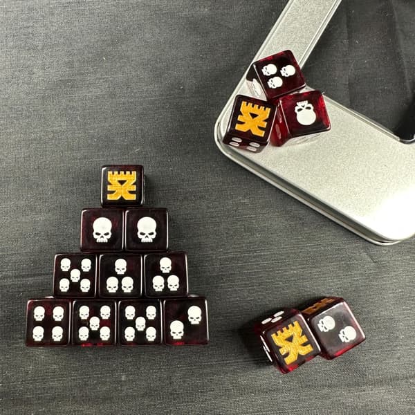 Dødningehoved Sorte Terninger Sæt 20 Stk 16mm til RPG, MTG, Rollespil Kortspil, Harpiks Spis Verden Terninger, Sort Dødningehoved Design til Voksne Kampe Skull Head