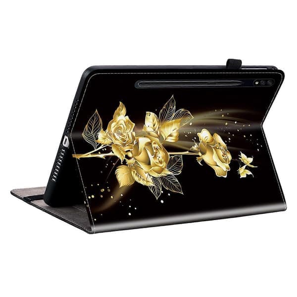 Krystaltekstur Malet Læder Tablet Etui - Perfekt til Samsung Galaxy Tab S7 / S8 For Samsung Galaxy Tab S7 / S8