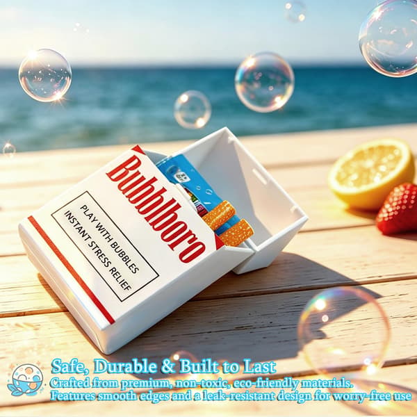 Bubbelcigarettpaket Bubbelmaskin Stressavlastningsleksak