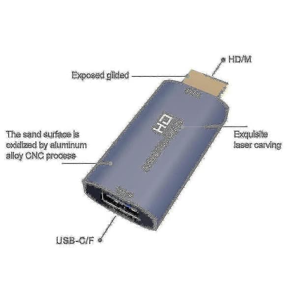 Z51 USB hun til 4K HDMI han lyd-videofangstkort til computer live streaming udsendelse---Code17131 Walkbee SZRH A-F